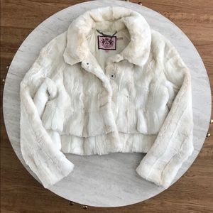 ***SOLD*** Juicy Couture Faux Fur Jacket Sz M